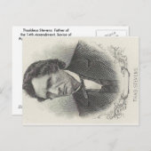 Thaddeus Stevens Postkarte (Vorne/Hinten)
