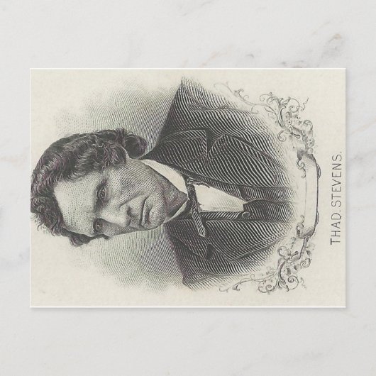 Thaddeus Stevens Postkarte (Vorderseite)