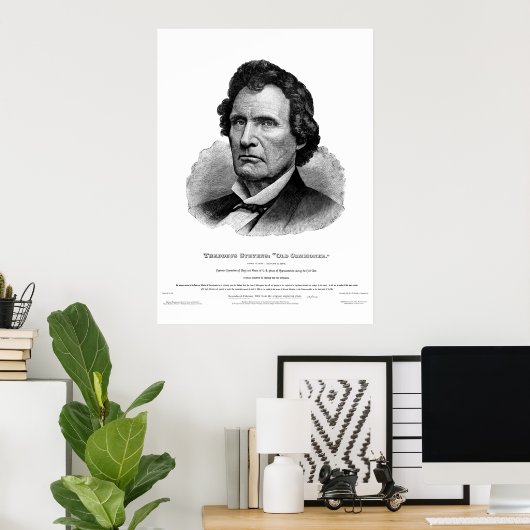 Thaddeus Stevens Print Poster (Heimbüro)