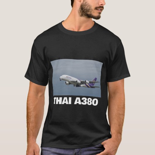 Thai Airlines Airbus A380 T-Shirt (Vorderseite)