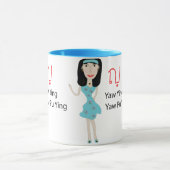 Thai-Alphabet Yaw Ying bedeutet weibliche Tasse (Zentrum)