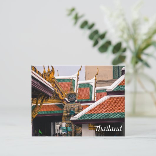 Thai Architecture Postcard Postkarte (Stehend Vorderseite)