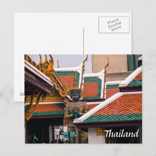 Thai Architecture Postcard Postkarte (Vorne/Hinten)