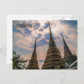 Thai Architecture Postcard Postkarte (Vorne/Hinten)