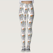Thai Battle Elephant Pattern Leggings (Vorderseite)
