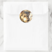 Thai Beach Dog Runder Aufkleber (Tasche)
