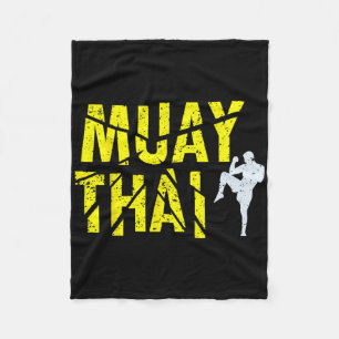 Thai-Boxen - Muay Thai Boxer Kickboxen  Fleecedecke