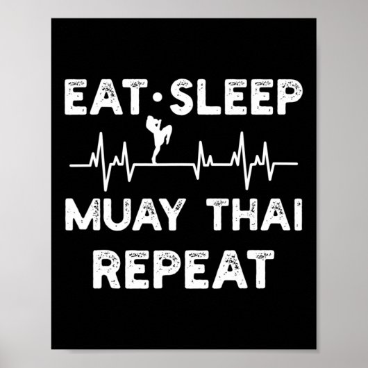 Thai-Boxen Muay Thai Kickboxen _1 Poster (Vorne)