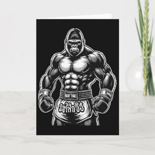 Thai-Boxen und Kickboxen - Muay Thai Gorilla Karte