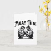 Thai Boxing Karte (Gelbe Blume)