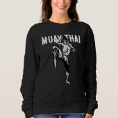 Thai Boxing Muay Thai Kickboxing Sweatshirt (Vorderseite)