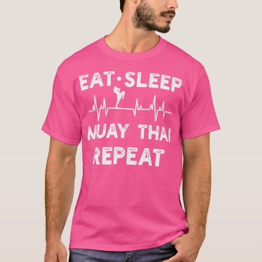 Thai Boxing Muay Thai Kickboxing T-Shirt (Vorderseite)