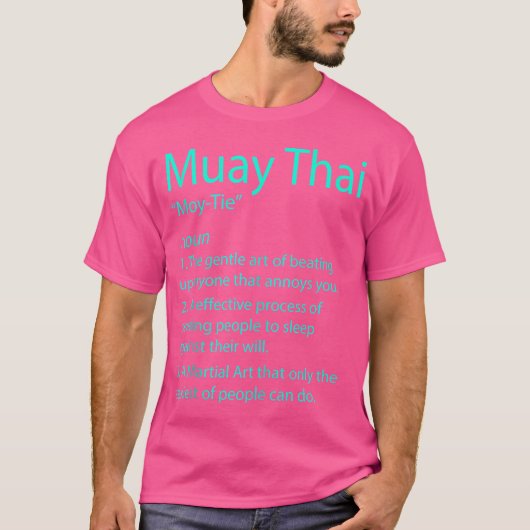 Thai Boxing Muay Thai T-Shirt (Vorderseite)