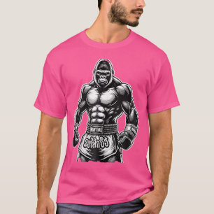 Thai Boxing und Kickboxing Muay Thai Gorilla T-Shirt
