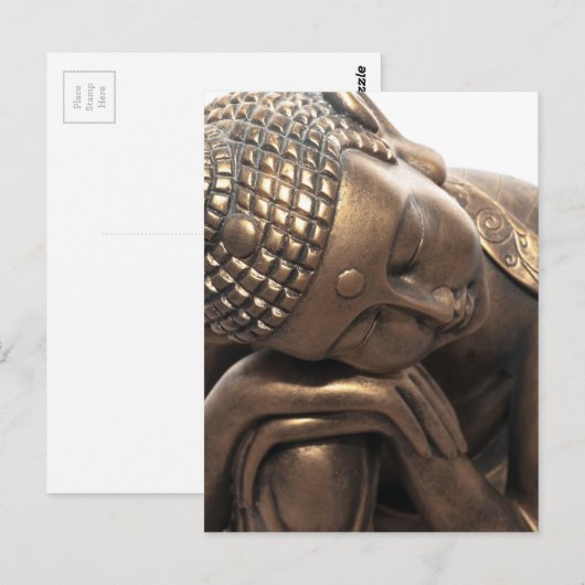 Thai Buddha Postkarte (Vorne/Hinten)