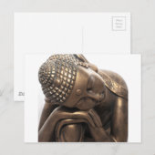 Thai Buddha Postkarte (Vorne/Hinten)