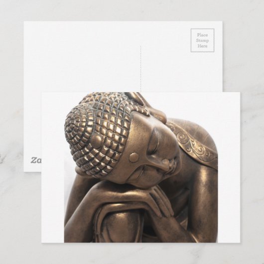 Thai Buddha Postkarte (Vorne/Hinten)