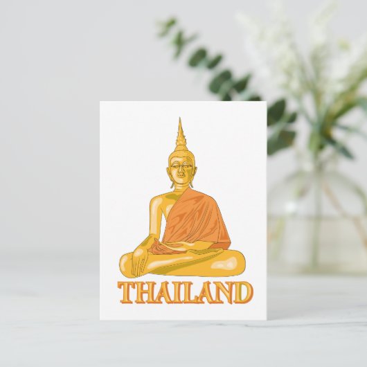 Thai Buddha Postkarte (Stehend Vorderseite)