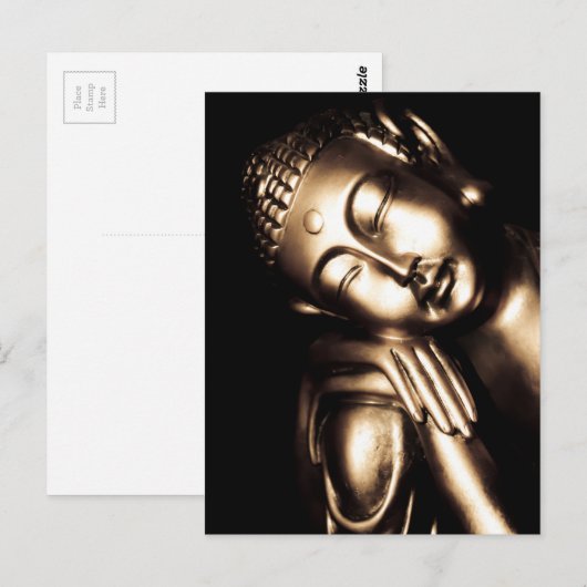 Thai Buddha Wisdom. Postkarte (Vorne/Hinten)