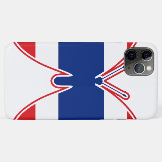 Thai Butterfly Flag Case-Mate iPhone Hülle (Rückseite (Horizontal))