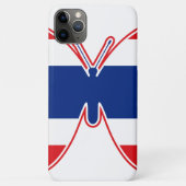 Thai Butterfly Flag Case-Mate iPhone Hülle (Rückseite)