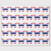 Thai Butterfly Flag Geschenkpapier (Flach)