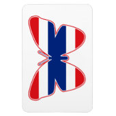 Thai Butterfly Flag Magnet (Vertikal)