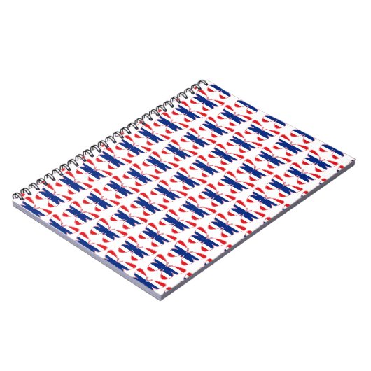Thai Butterfly Flag Notizblock (Linke Seite)