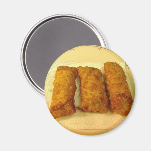 Thai Chicken Eggrolls Magnet (Vorderseite/Rückseite)
