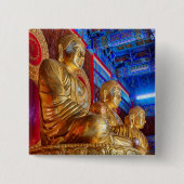 Thai China Buddha Image Statue Button (Vorderseite)
