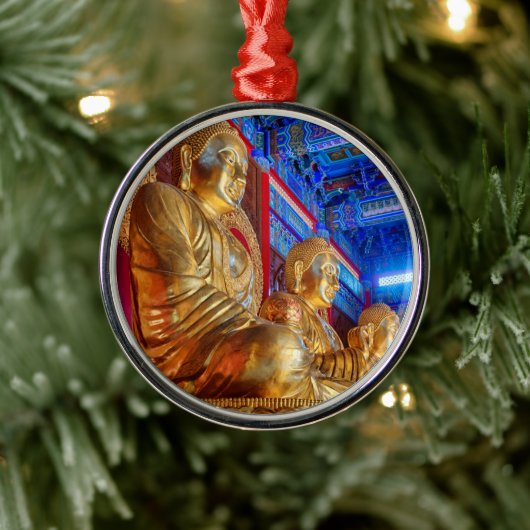 Thai China Buddha Image Statue Ornament Aus Metall (Baum)