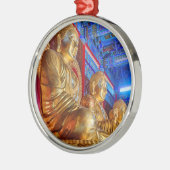 Thai China Buddha Image Statue Ornament Aus Metall (Links)