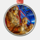 Thai China Buddha Image Statue Ornament Aus Metall (Vorne)