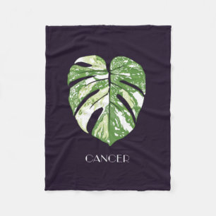 Thai Constellation Monstera Cancer Fleecedecke