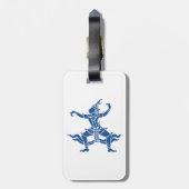 Thai Dancer ⚠ Thailand Sign ⚠ Gepäckanhänger (Rückseite vertikal)