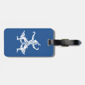 Thai Dancer ⚠ Thailand Sign ⚠ Gepäckanhänger (Rückseite horizontal)