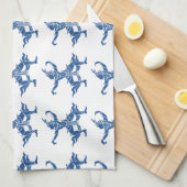 Thai Dancer ⚠ Thailand Sign ⚠ Geschirrtuch (Viertel Falte)