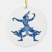 Thai Dancer ⚠ Thailand Sign ⚠ Keramik Ornament (Vorne)