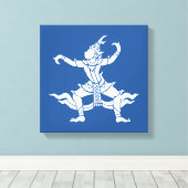 Thai Dancer ⚠ Thailand Sign ⚠ Leinwanddruck (Insitu (Holzboden))