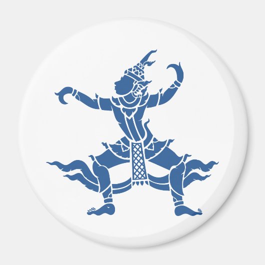 Thai Dancer ⚠ Thailand Sign ⚠ Magnet (Vorne)
