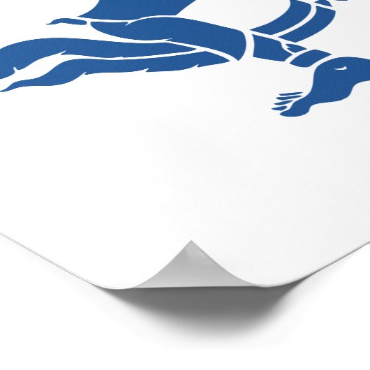 Thai Dancer ⚠ Thailand Sign ⚠ Poster (Ecke)