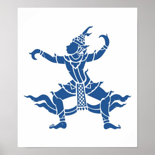 Thai Dancer ⚠ Thailand Sign ⚠ Poster (Vorne)