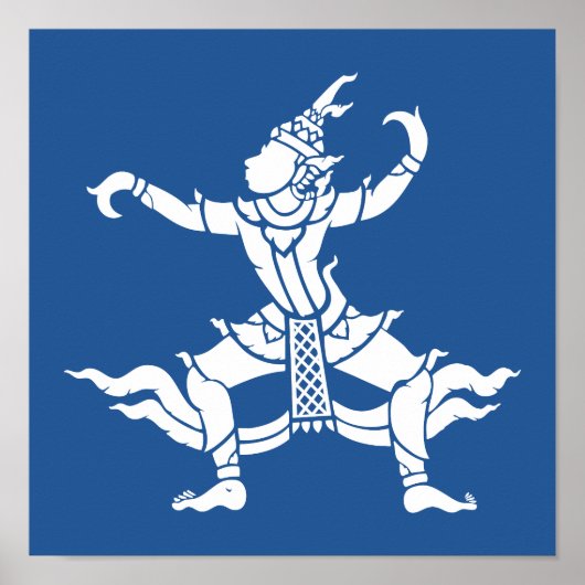 Thai Dancer ⚠ Thailand Sign ⚠ Poster (Vorne)