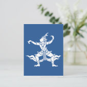 Thai Dancer ⚠ Thailand Sign ⚠ Postkarte (Stehend Vorderseite)