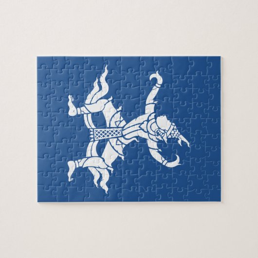 Thai Dancer ⚠ Thailand Sign ⚠ Puzzle (Horizontal)