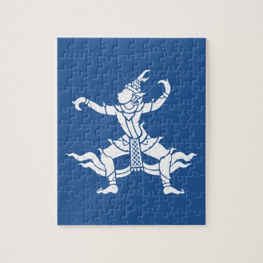 Thai Dancer ⚠ Thailand Sign ⚠ Puzzle (Vertikal)