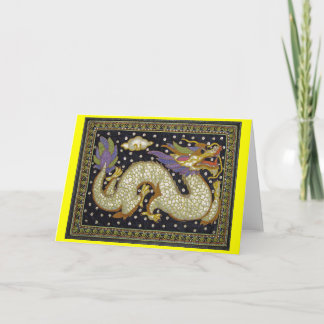 Thai Dragon Tapestry Blank Grußkarte Karte
