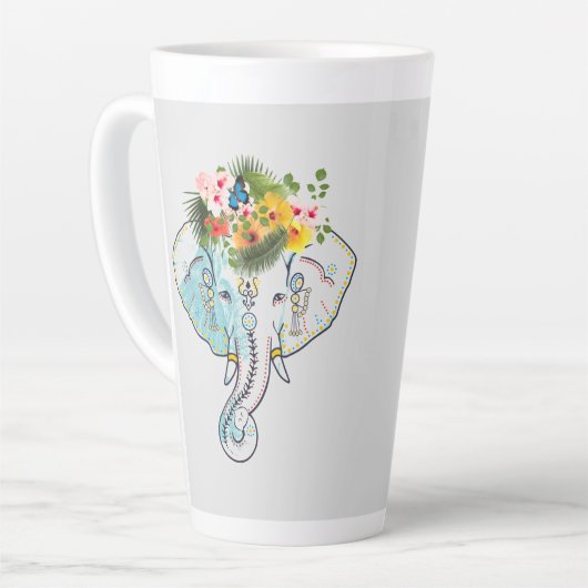 Thai Elefant Design Kaffee und Tee Tasse (Linke Ecke)