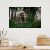 Thai Elephant Poster (Küche)