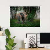 Thai Elephant Poster (Heimbüro)